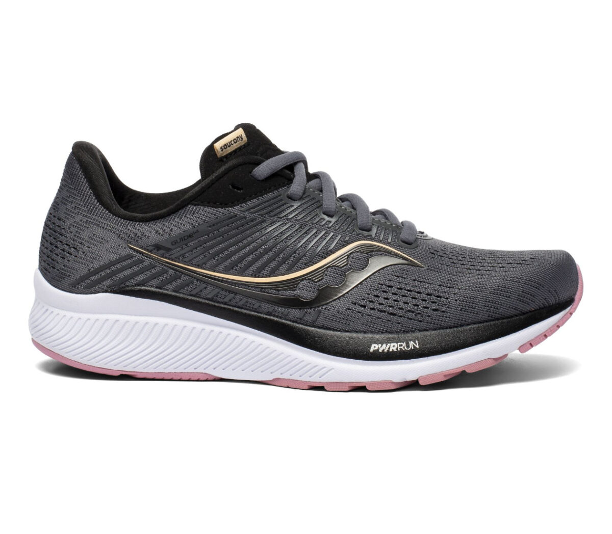 scarpa stabile per pronazione saucony guide 14 donna grigia