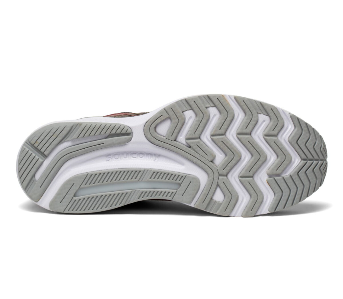 suola scarpa da running stabile per pronatori saucony guide 14 bordeaux