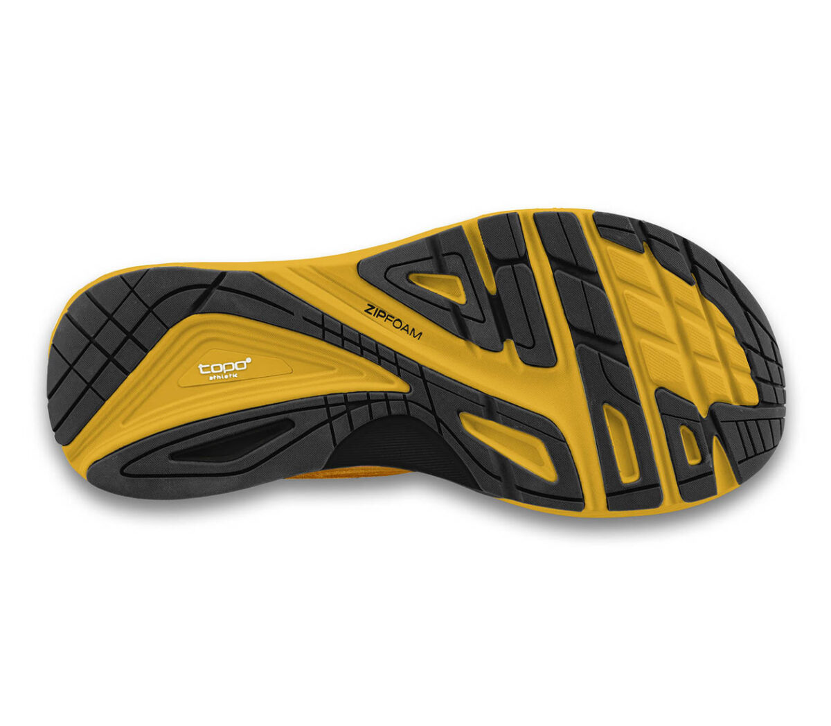 suola scarpa da running topo ultrafly 3 uomo gialla