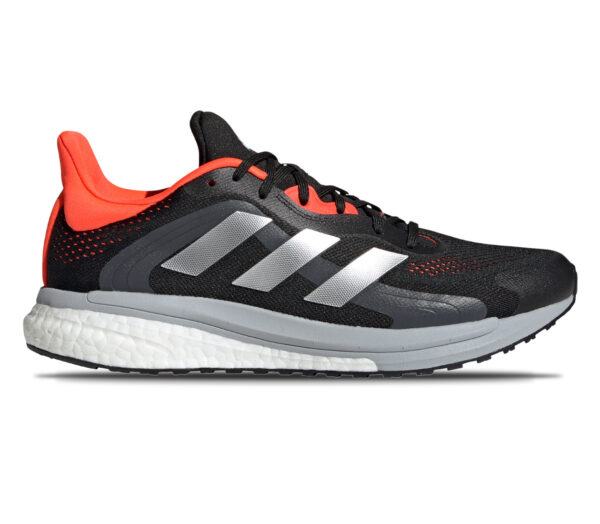 scarpa da running stabile da uomo adidas solar glide 4 st nera e rossa
