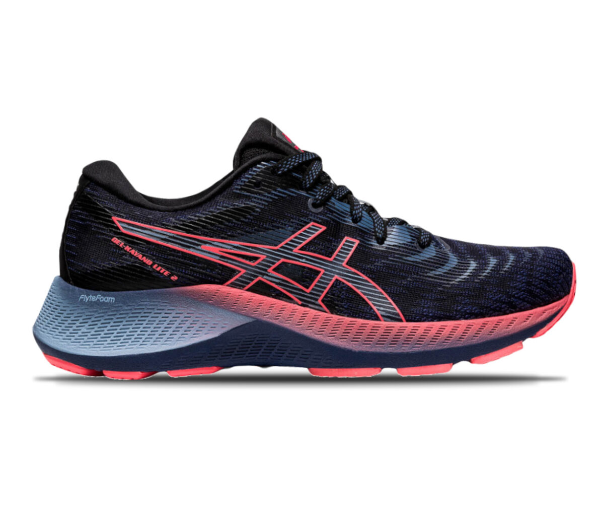 scarpa da running donna stabile e leggera asiks kayano lite 2 blu e rosa