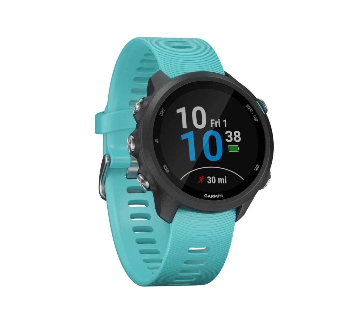 orologio gps da running con musica garmin 245 music azzurro