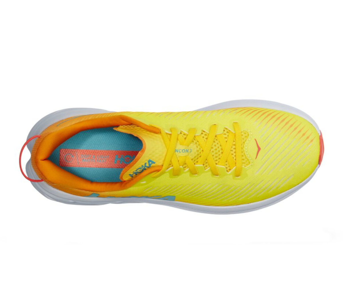 Tomaia Scarpa Hoka One One Rincon 3 uomo ILLUMINATING / RADIANT YELLOW