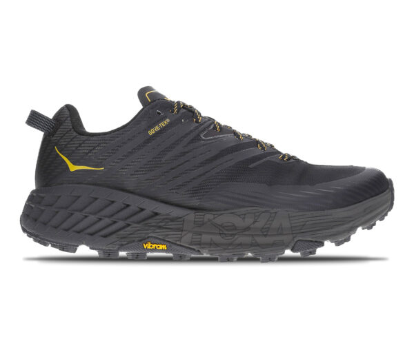 scarpa da trail running in goretex hoka speedgoat 4 gtx nera da uomo