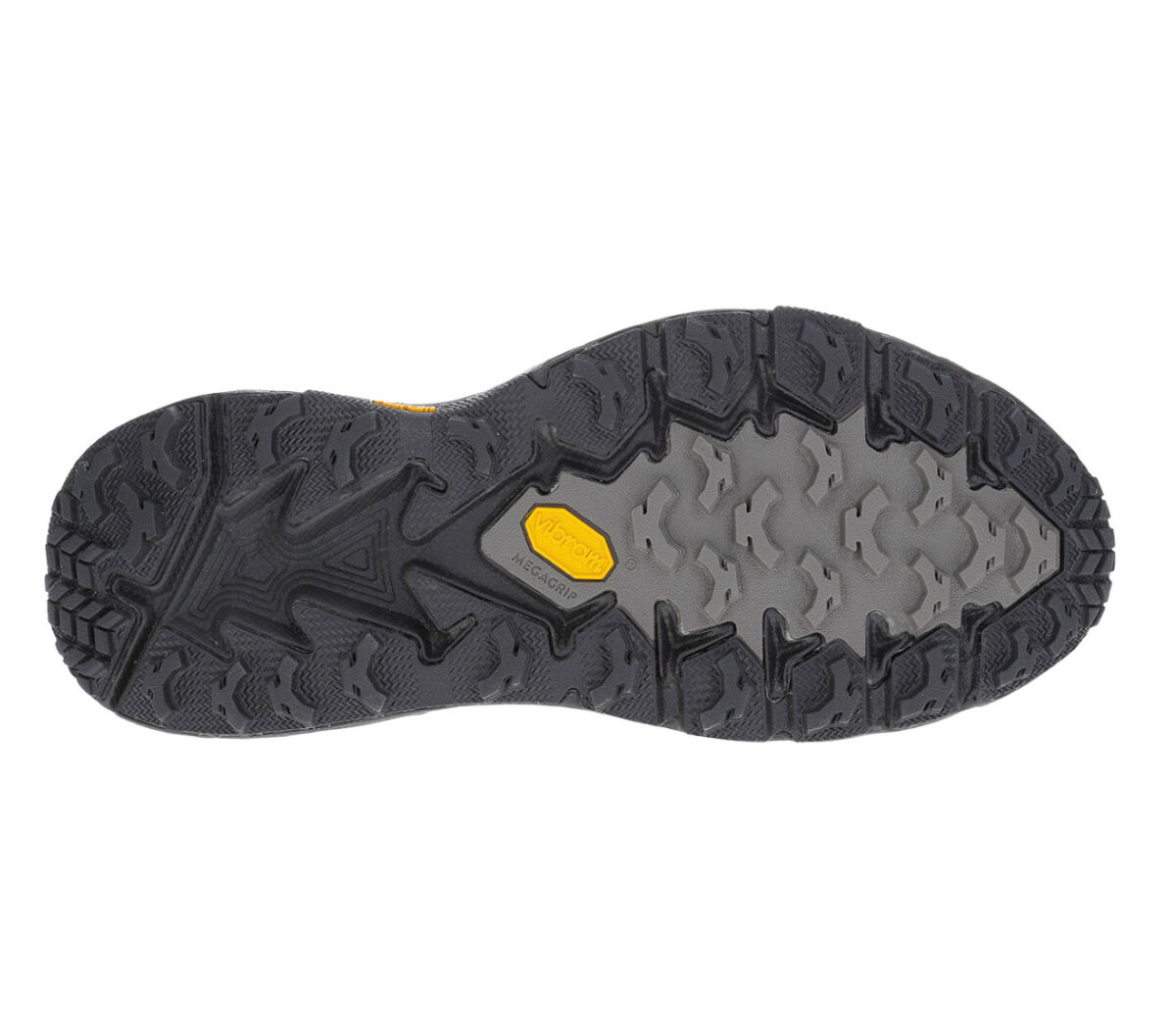 suola scarpa da trail running in goretex hoka speedgoat 4 gtx nera da uomo