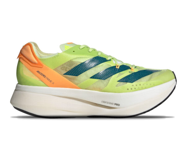 Scarpa adidas adizero prima X unisex verde arancio