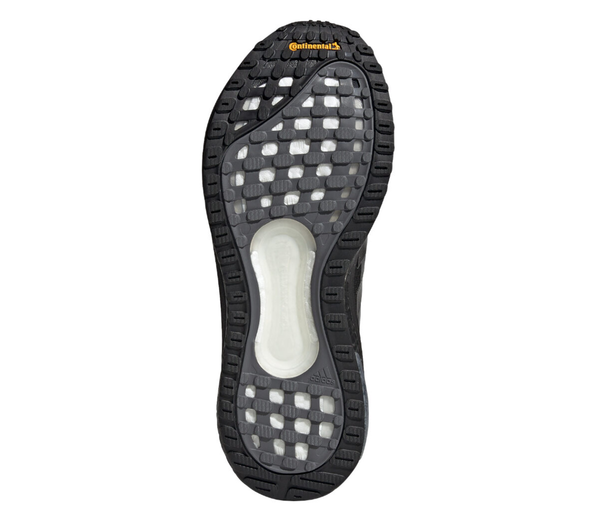 suola scarpe da running adidas solar glide 4 da uomo colore nero