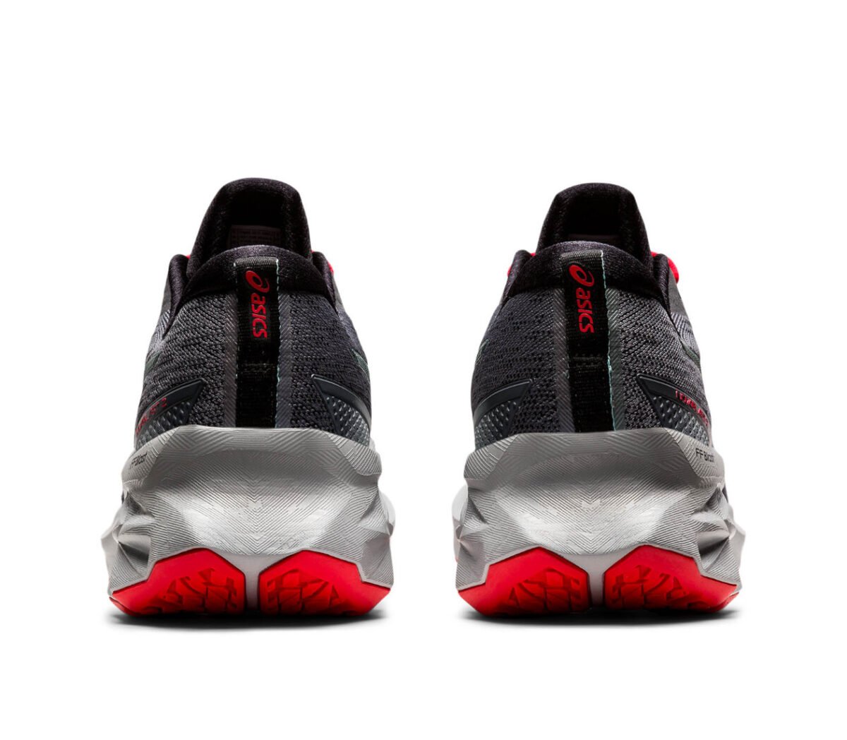 tallone asics novablast uomo blu e rosse
