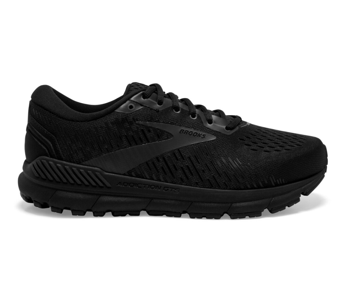 scarpa da running donna pronatrice con calzata larga brooks addiction gts 15 nera