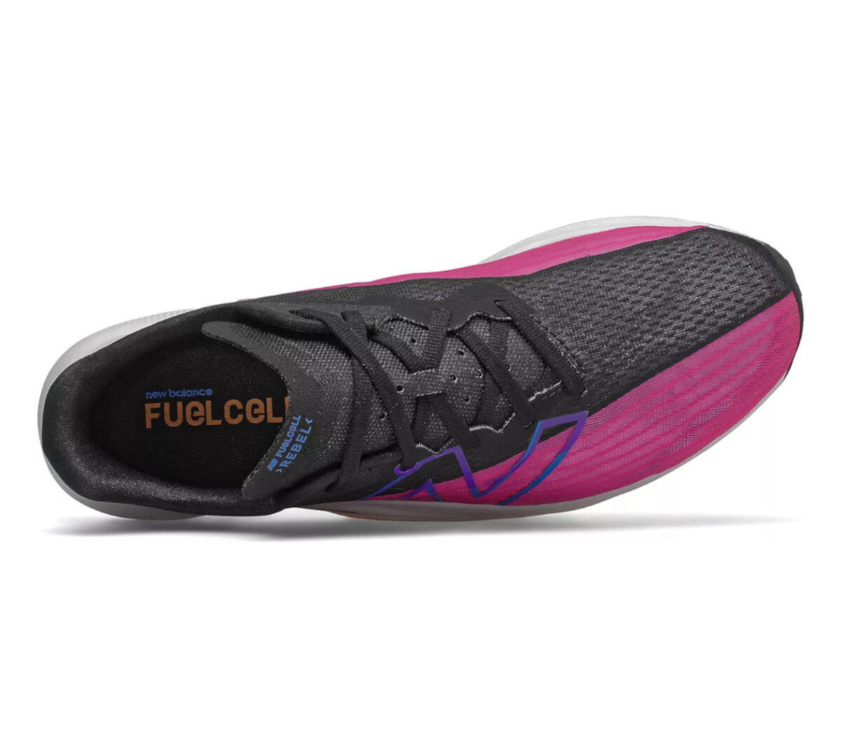 tomaia scarpa da running uomo new balance fuelcell rebel 2 viola blu
