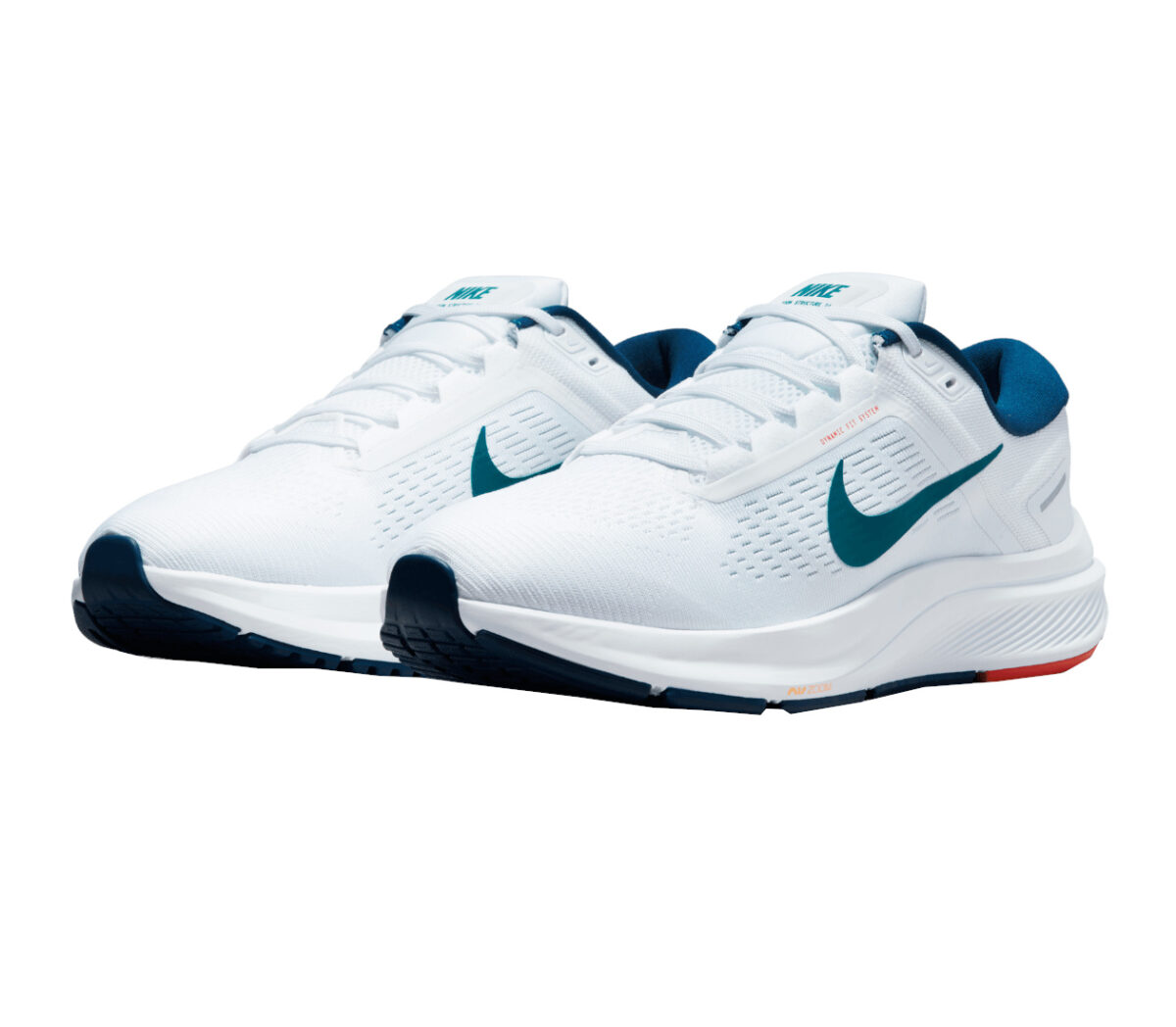 Coppia Scarpa Nike air zoom structure 24 uomo bianca