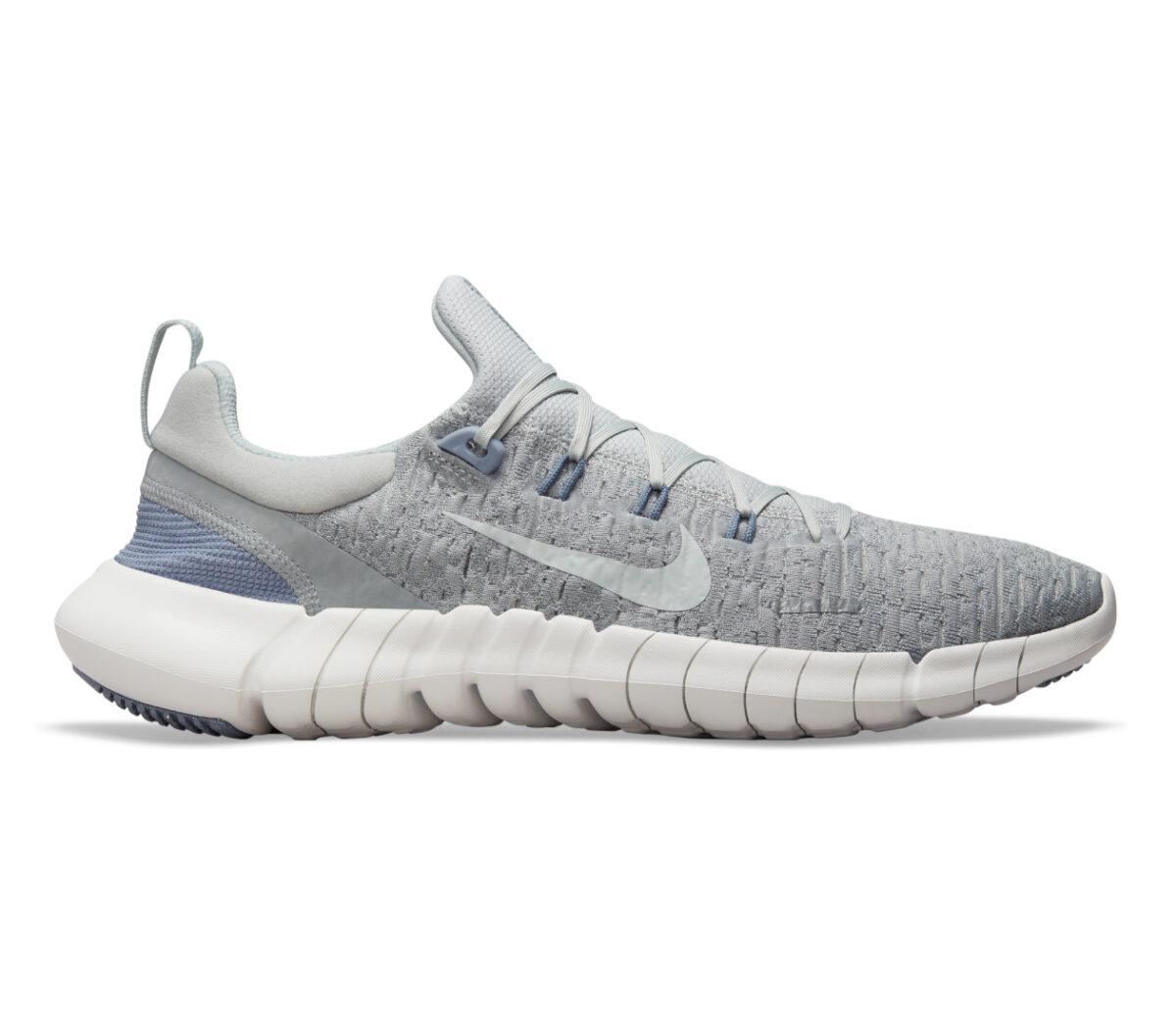 scarpa running uomo barefoot nike free run 5 natural grigia