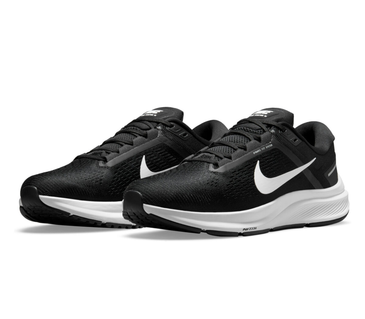 coppia scarpa da running per pronatori uomo nike structure 24 nera