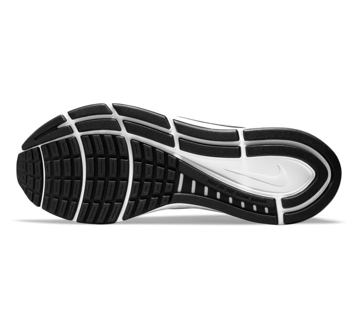 suola scarpa da running per pronatori uomo nike structure 24 nera