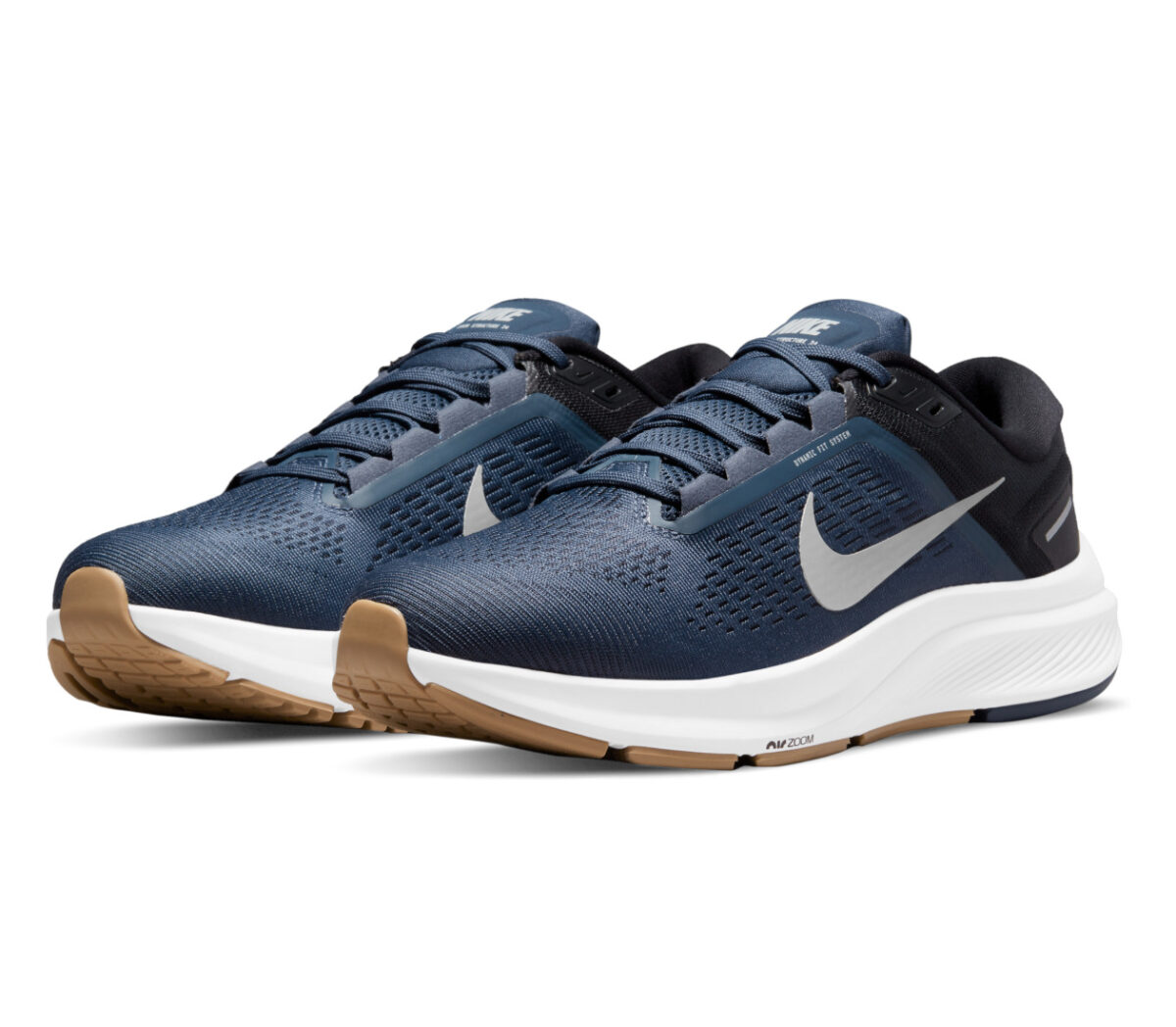 coppia scarpa da running per pronatori nike zoom structure 24 blu da uomo