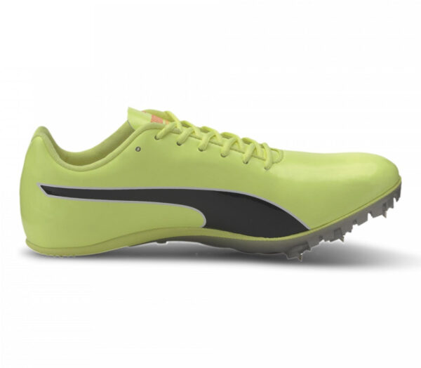 scarpa da atletica chiodata da velocità puma evospeed sprint 10 fluo
