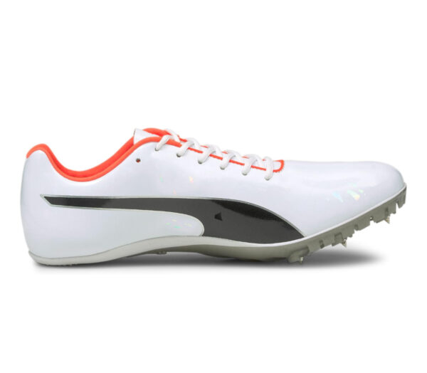 scarpa da pista da sprinter unisex puma evospeed sprint 10 bianca