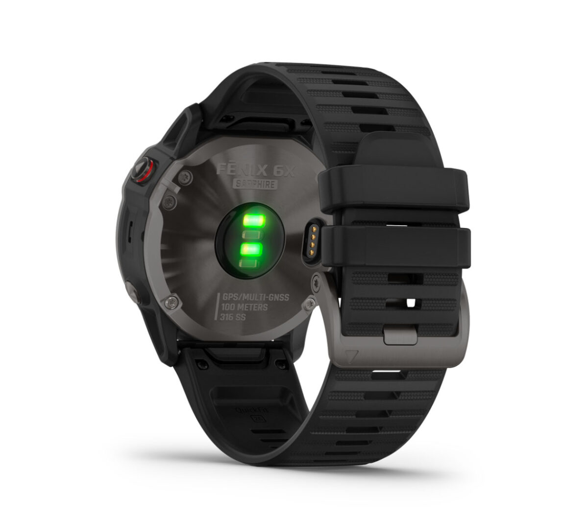 sensore cardio Orologio running outdoor garmin fenix 6x sapphire nero