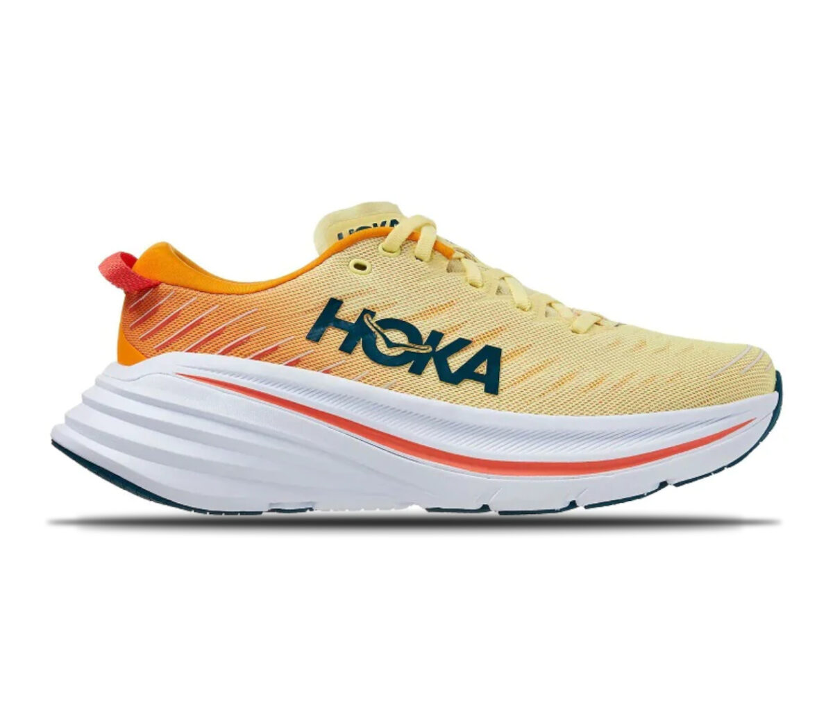 Scarpa Hoka Bondi X uomo gialla