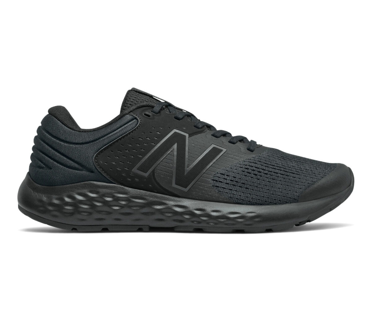 scarpa da running neutra e ammortizzata da uomo nb 520v7 nera