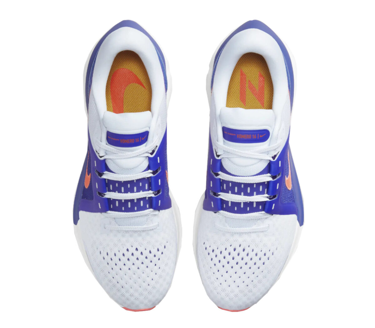 Tomaia Scarpa Nike air zoom vomero 16 uomo bianca blu
