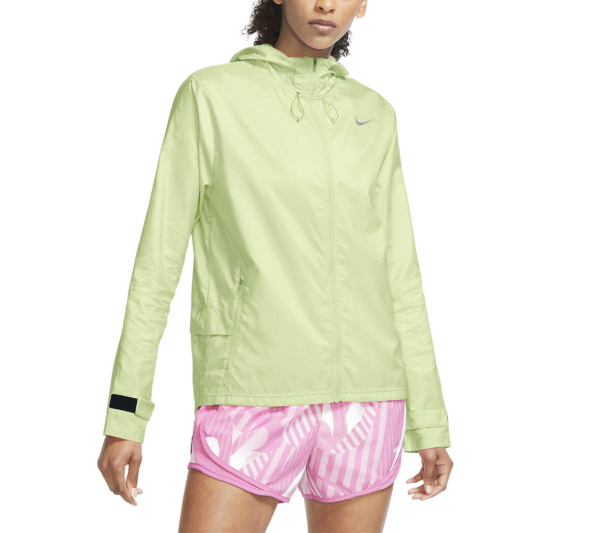 giacca da running donna nike essential fluo