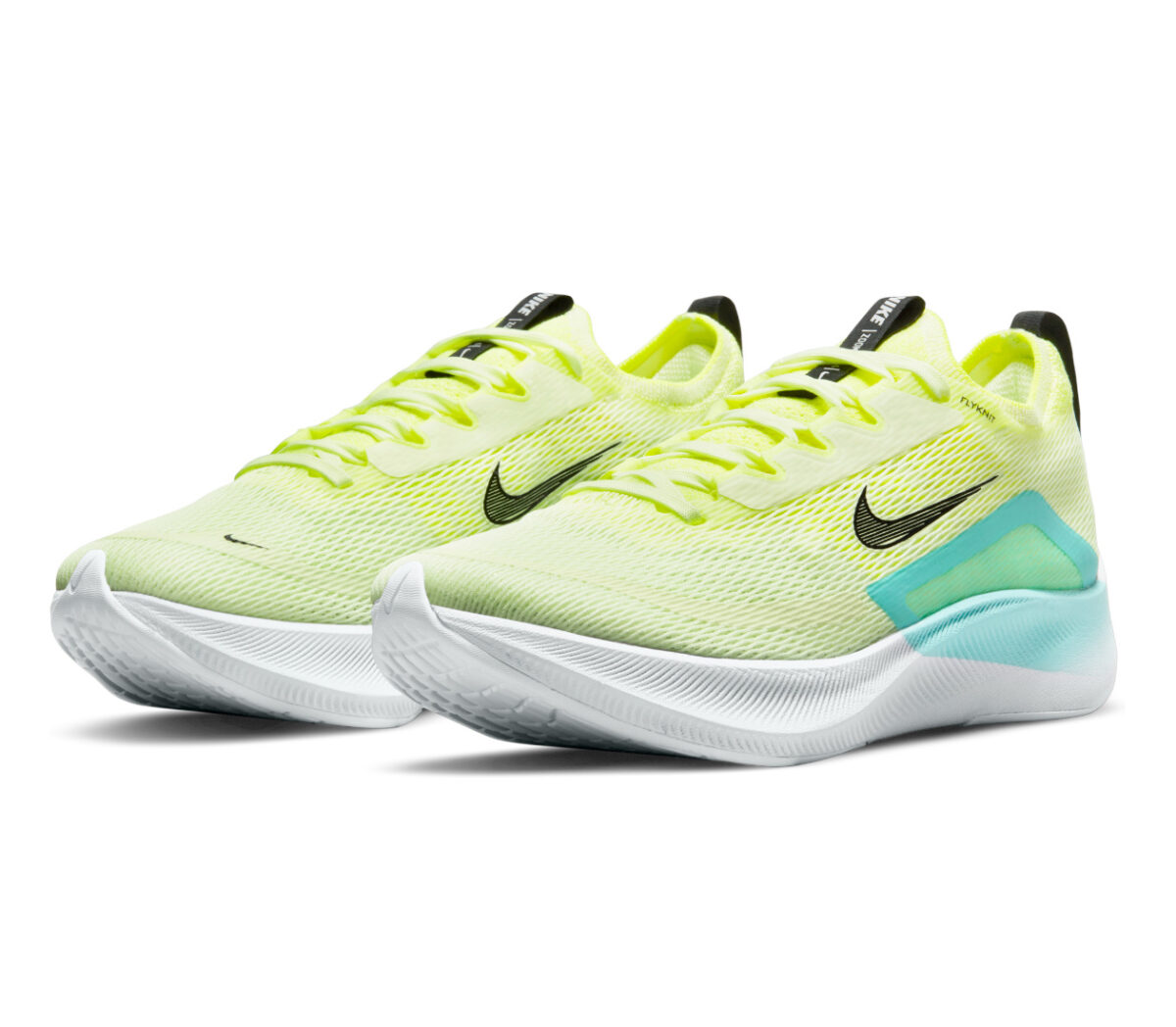 coppia scarpa running nike zoom fly 4 fluo donna