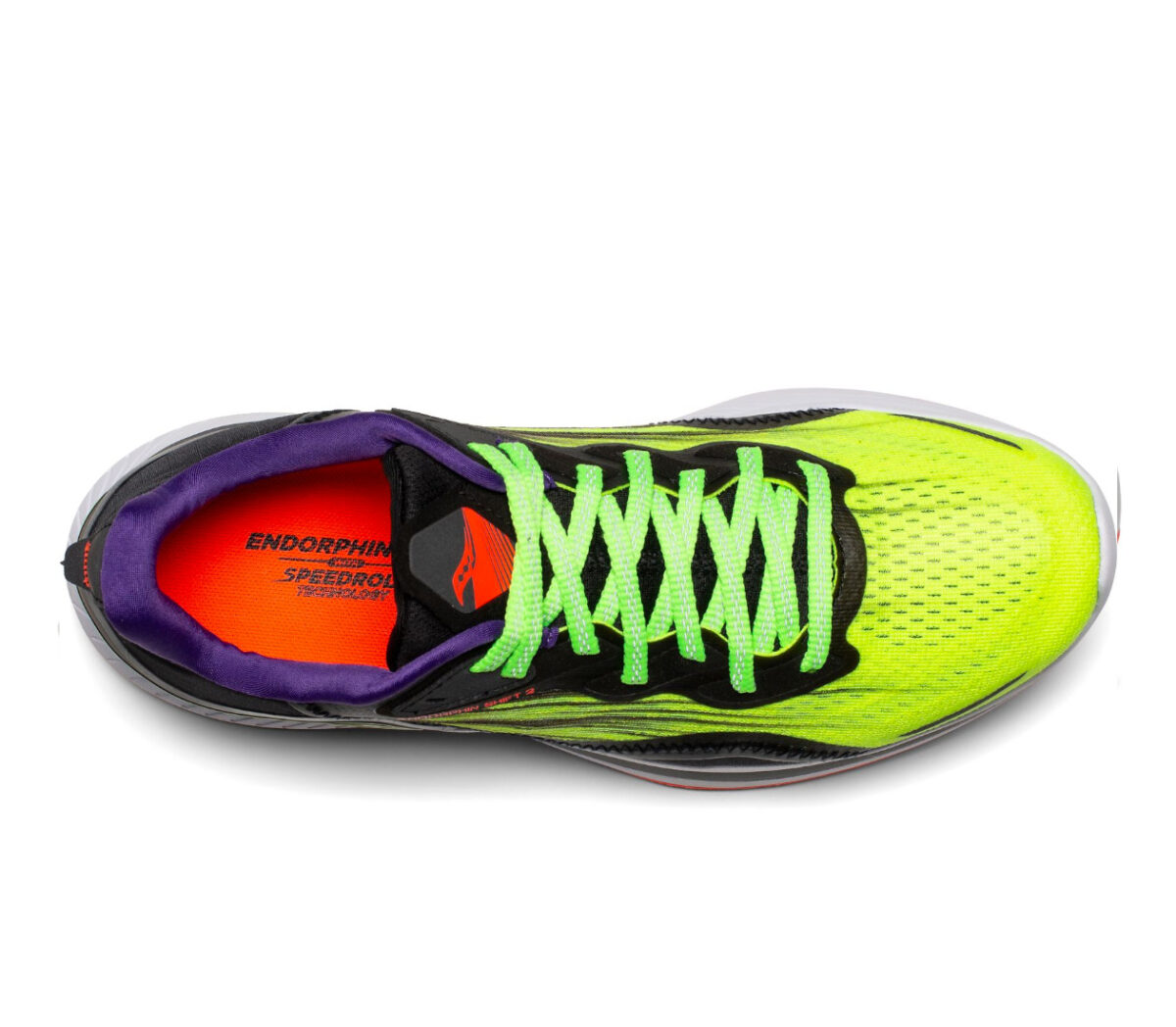 tomaia scarpa da running donna reattiva saucony endorphin shift 2 fluo