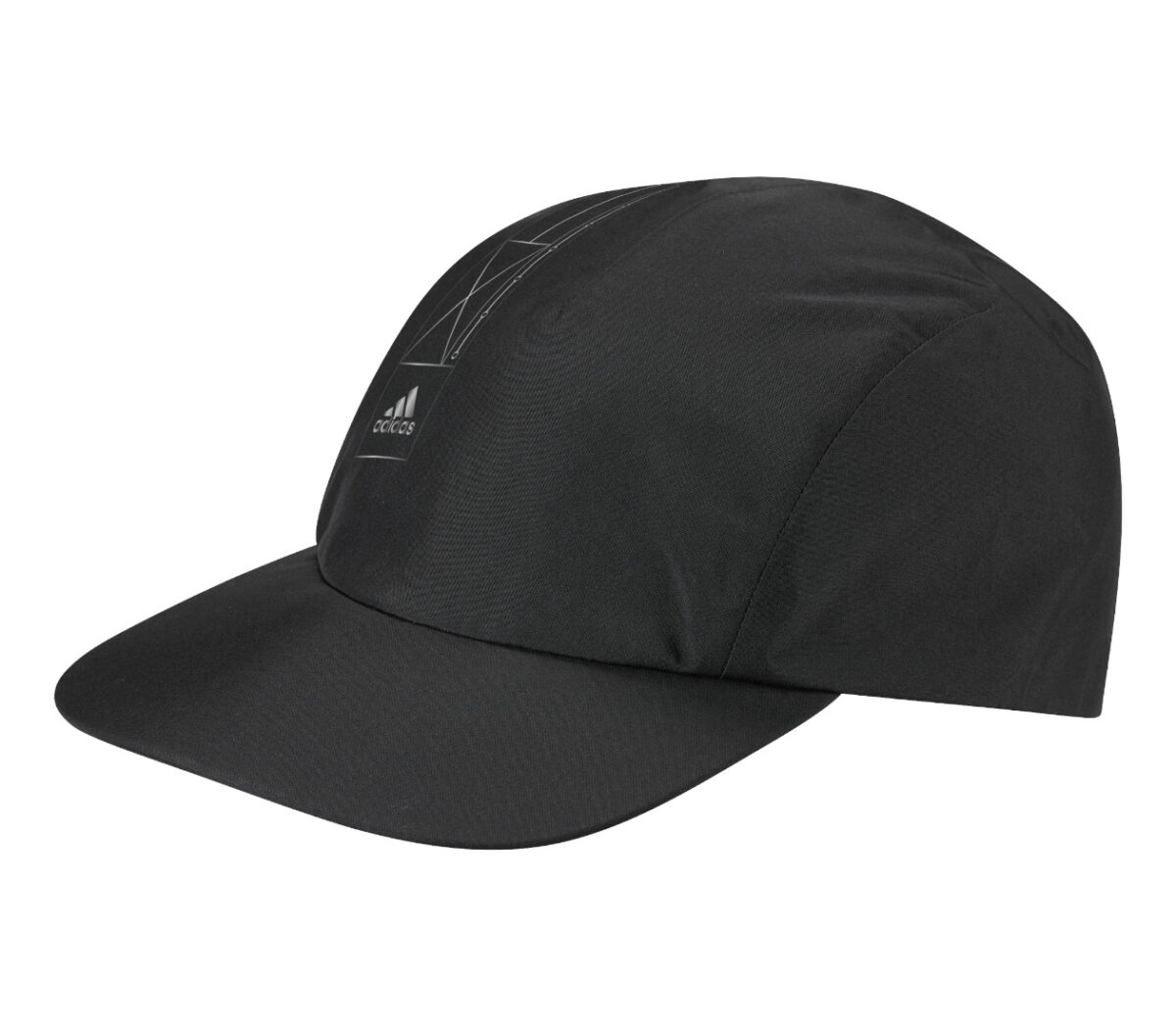 cappellino da running iimpermeabile nero adidas