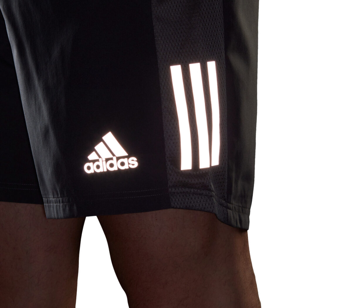pantaloncino da running uomo grigio adidas