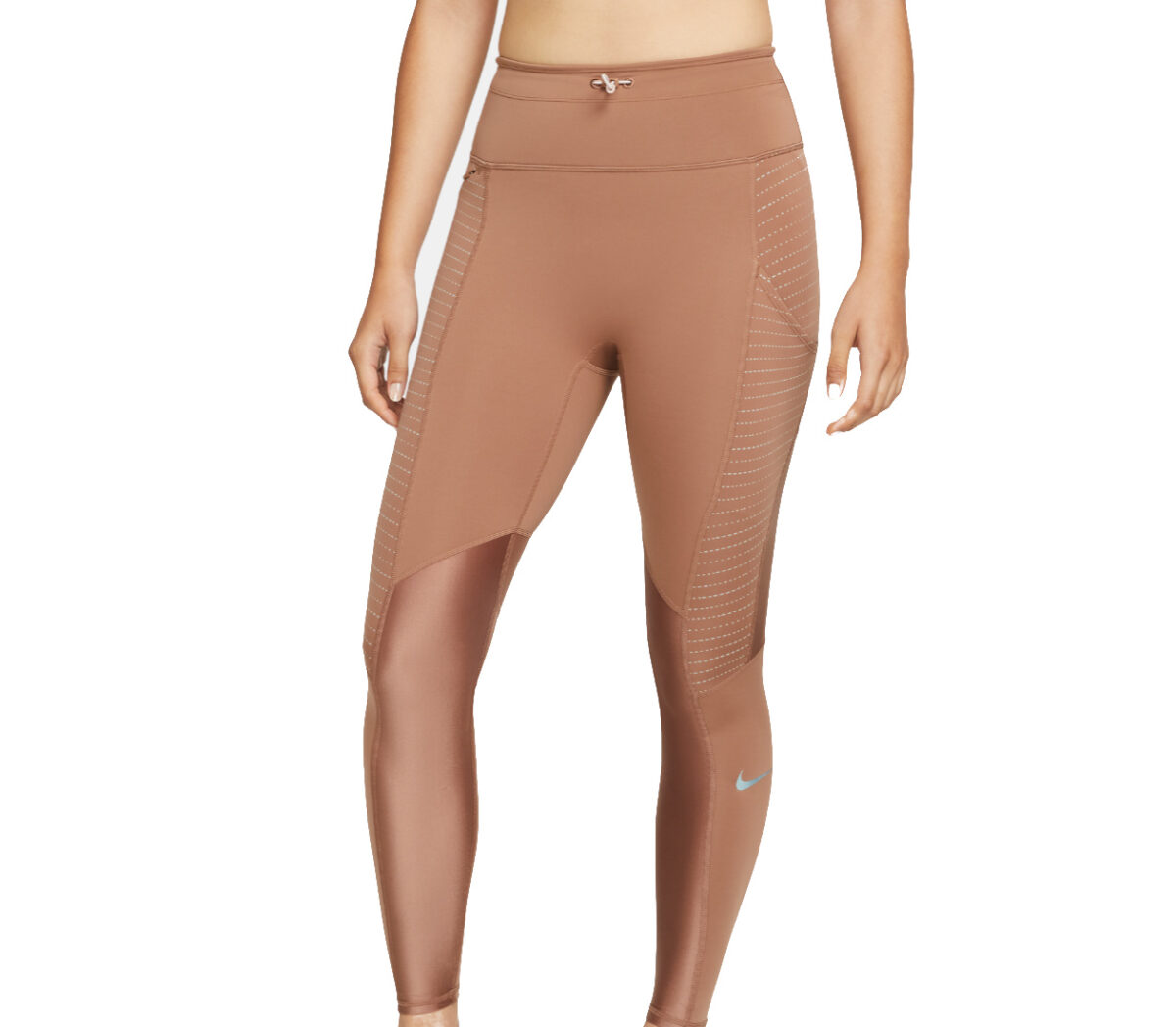 leggins da running donna nike color beige