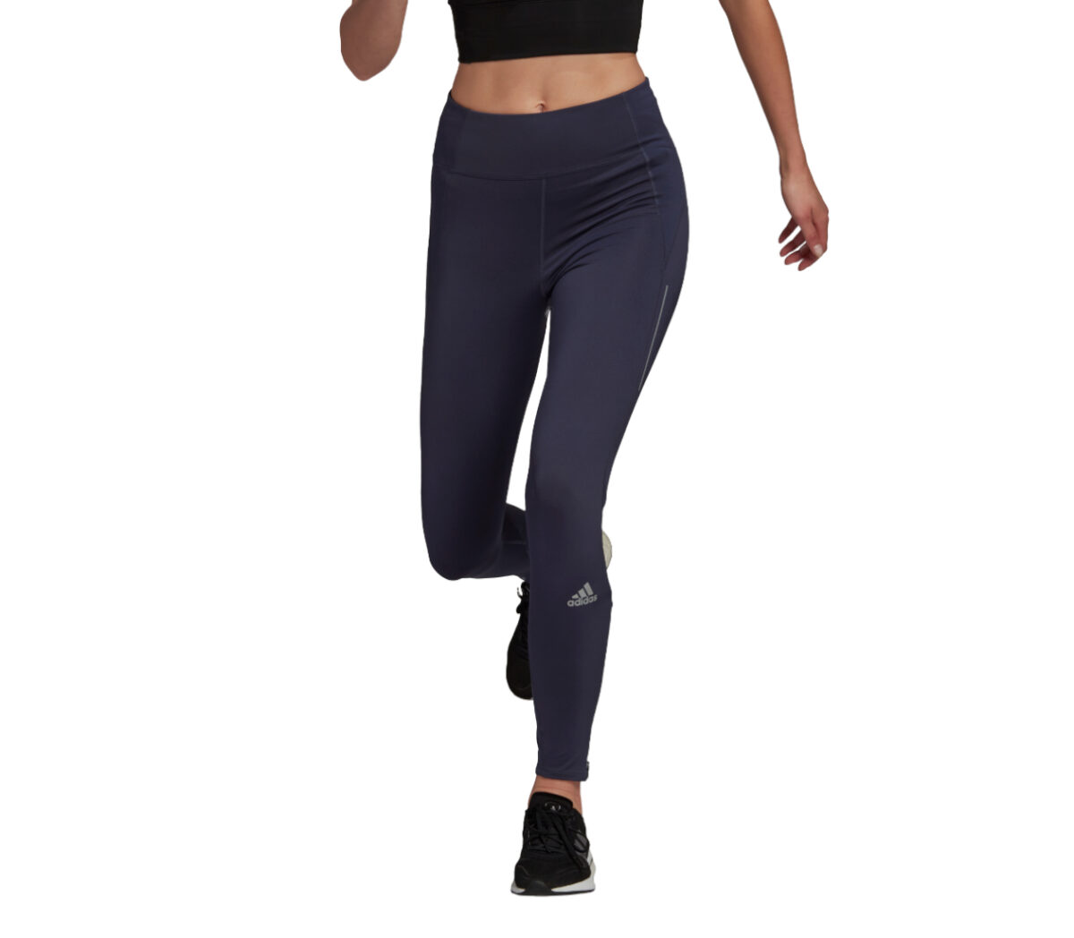 tights da running donna adidas blu