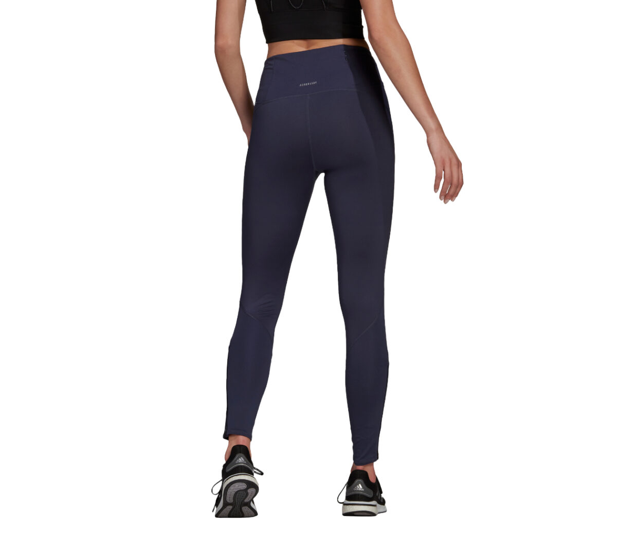 tights da running donna adidas blu