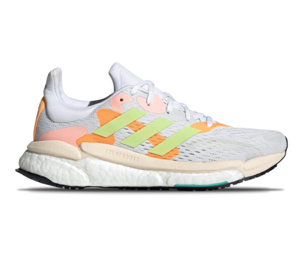 Scarpa Adidas solar boost 4 donna bianca arancione
