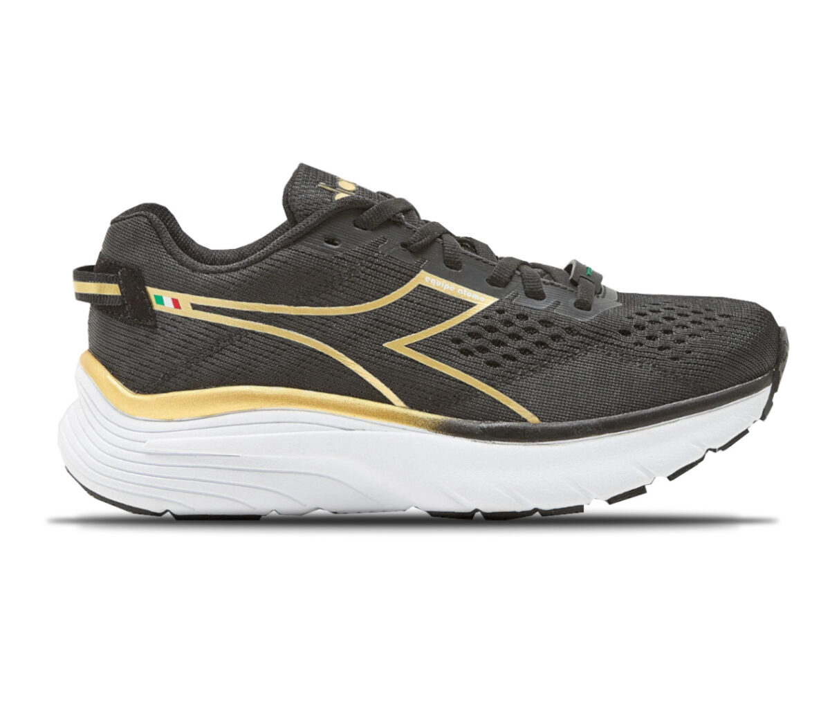 Scarpa Diadora Equipe Atomo donna nera oro