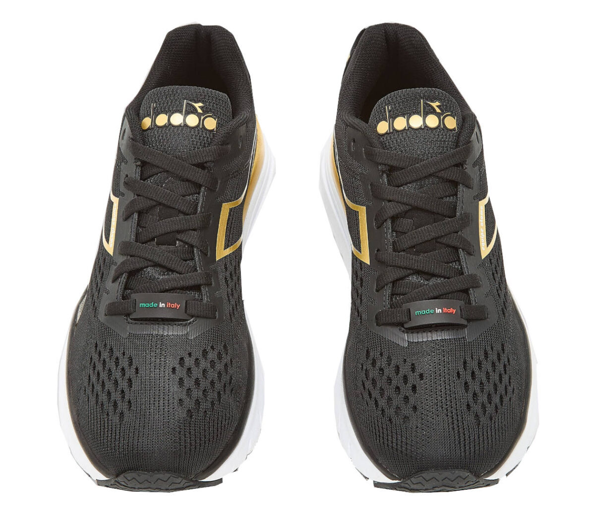 Tomaia Scarpa Diadora Equipe Atomo donna nera oro