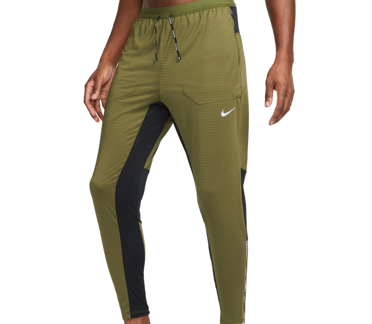 pantaloni da running uomo nike phenom elite verde