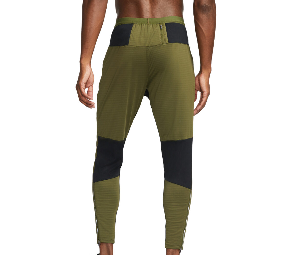 pantaloni da running uomo nike phenom elite verde