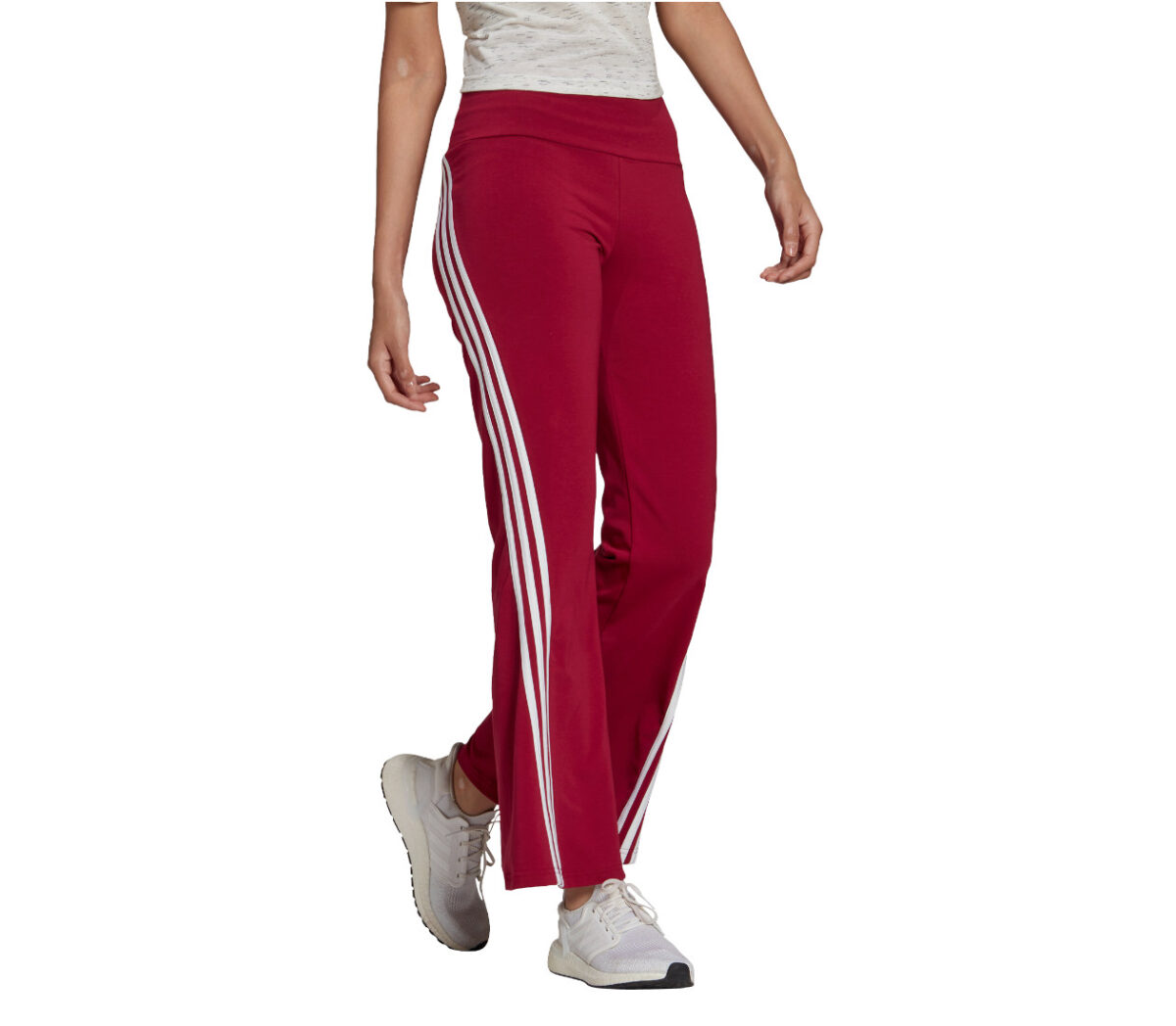 pantaloni da donna sportivi adidas rossi