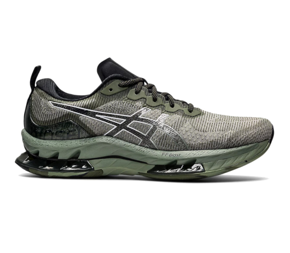 Scarpa asics gel kinsei blast uomo Lichen Green/White