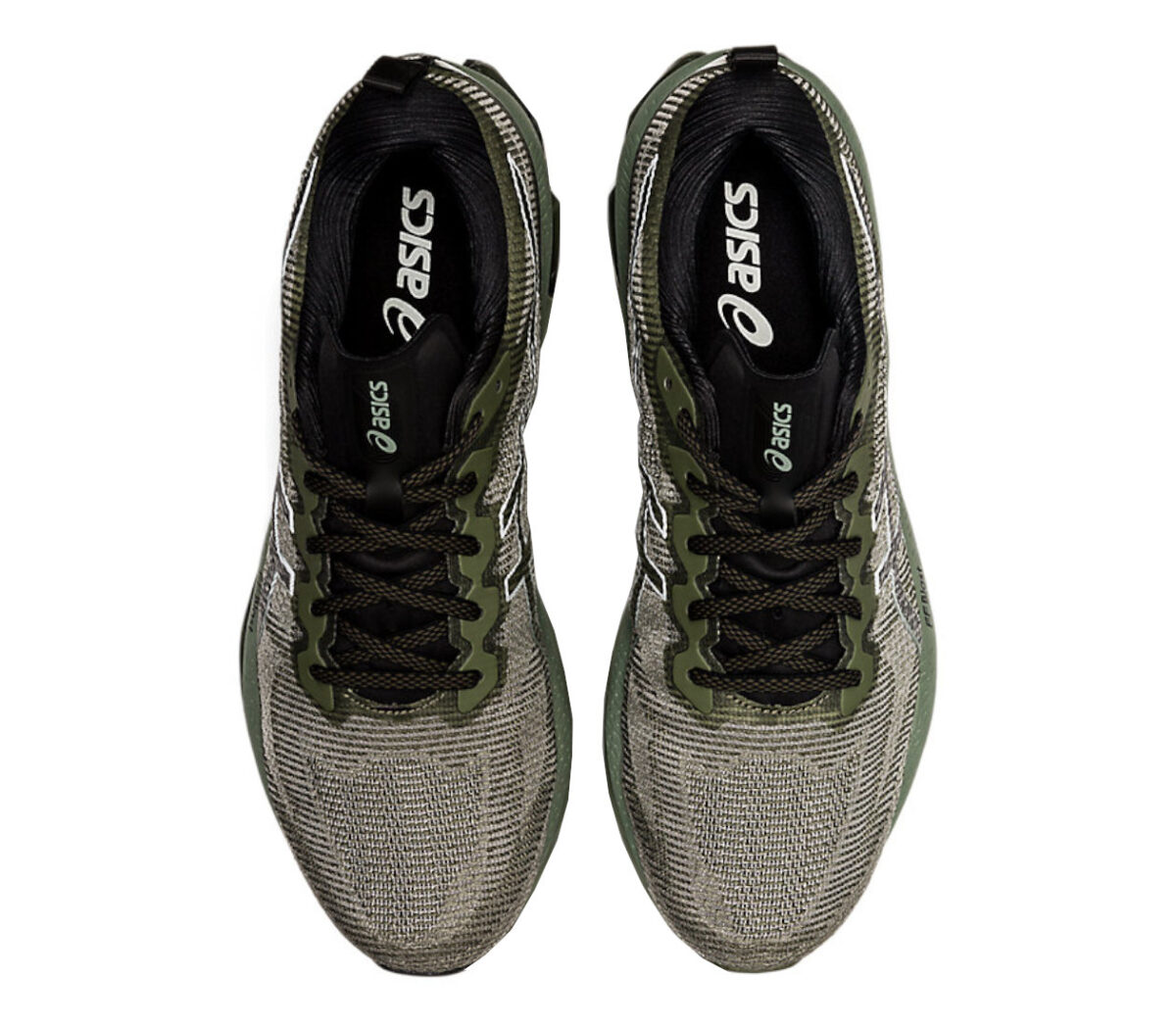 Tomaia Scarpa asics gel kinsei blast uomo Lichen Green/White