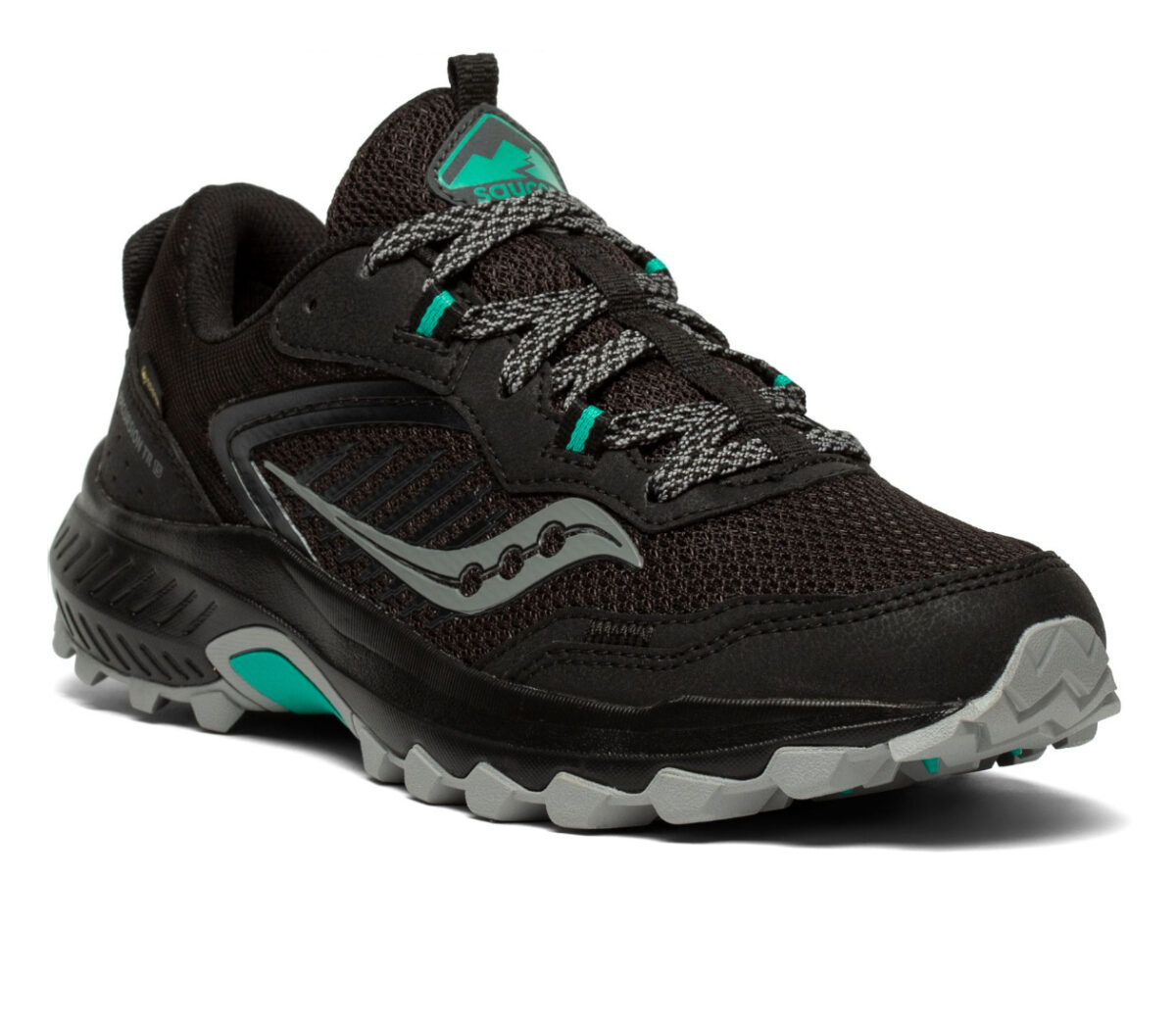 scarpa trail running impermeabile donna saucony tr15 gtx nera