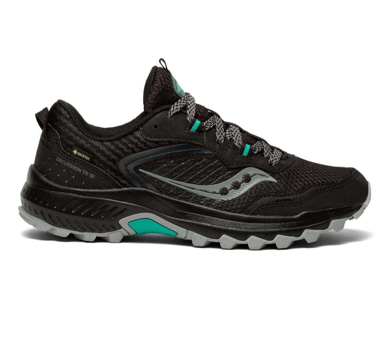 scarpa trail running impermeabile donna saucony tr15 gtx nera