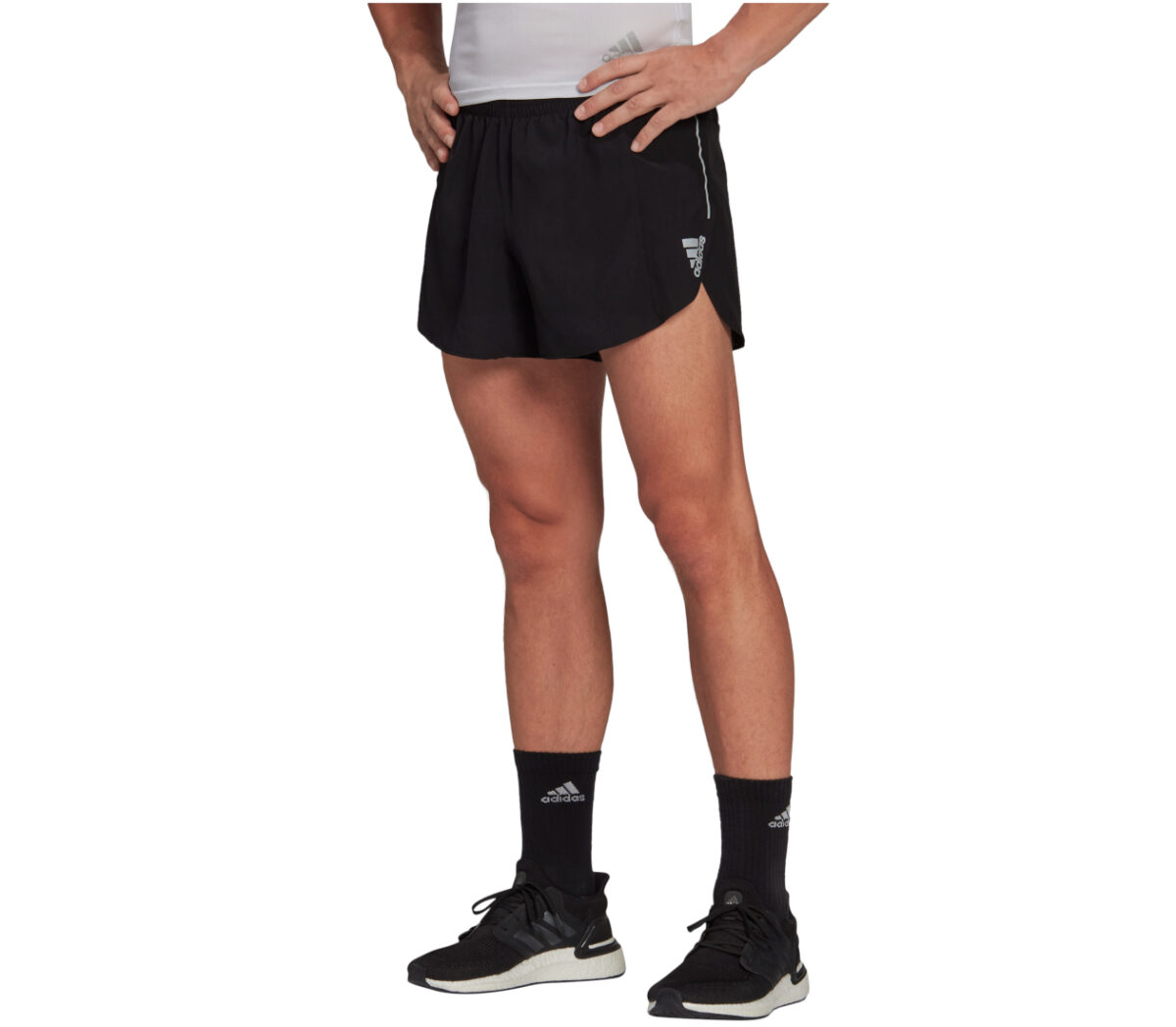 Pantaloncino Adidas OTR Split Short uomo nero