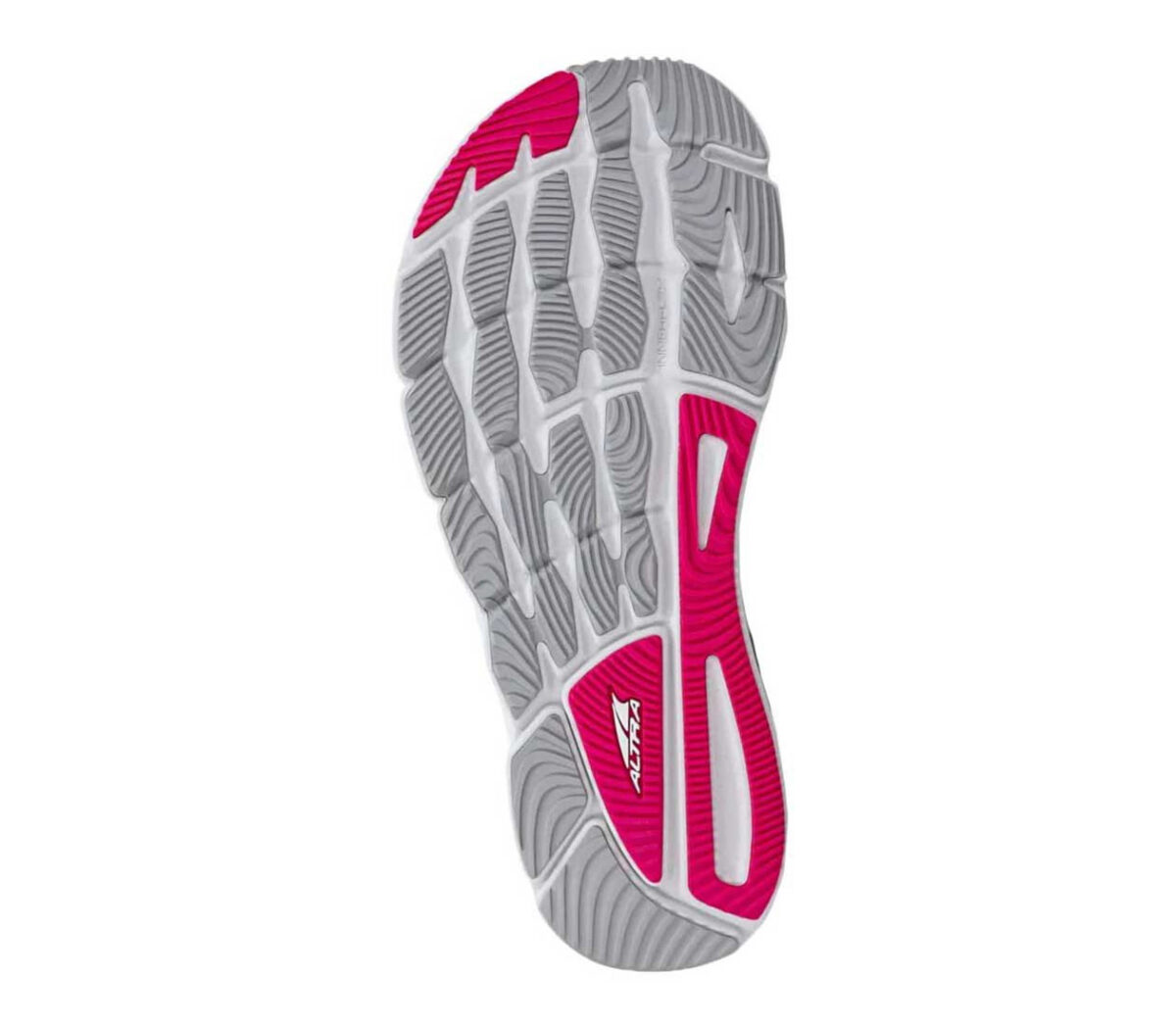 suola scarpa running donna Suola Altra Torin 5 verde e rosa