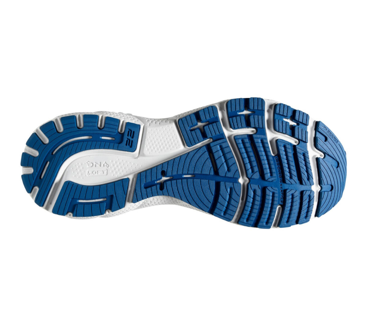 Suola Scarpa brooks adrenaline GTS 22 uomo azzurra