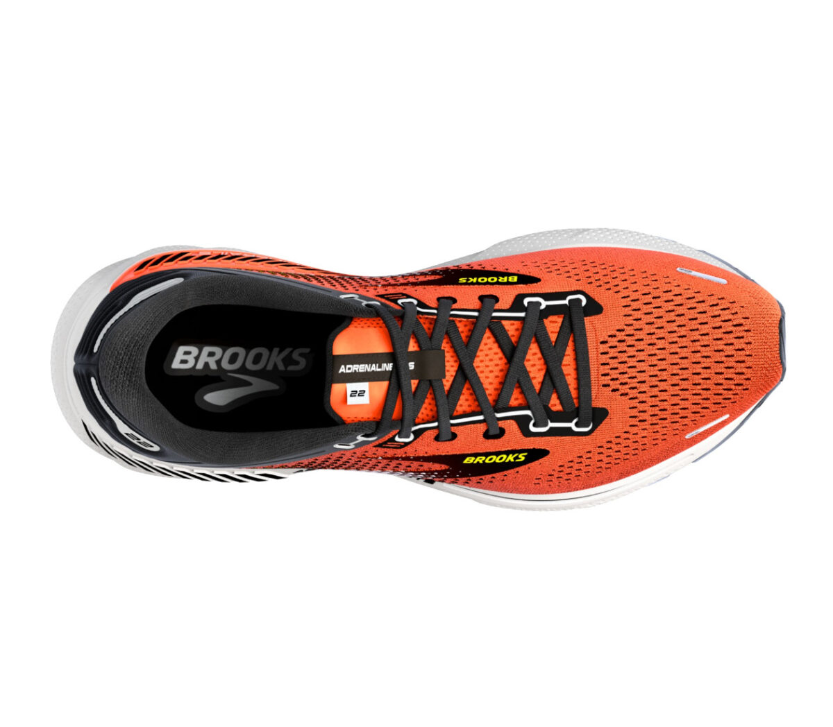 Tomaia Scarpa Brooks adrenaline GTS 22 uomo arancione