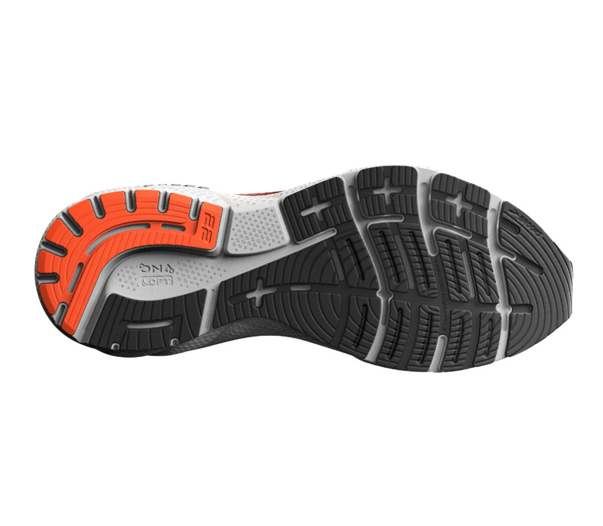 Suola Scarpa Brooks adrenaline GTS 22 uomo arancione