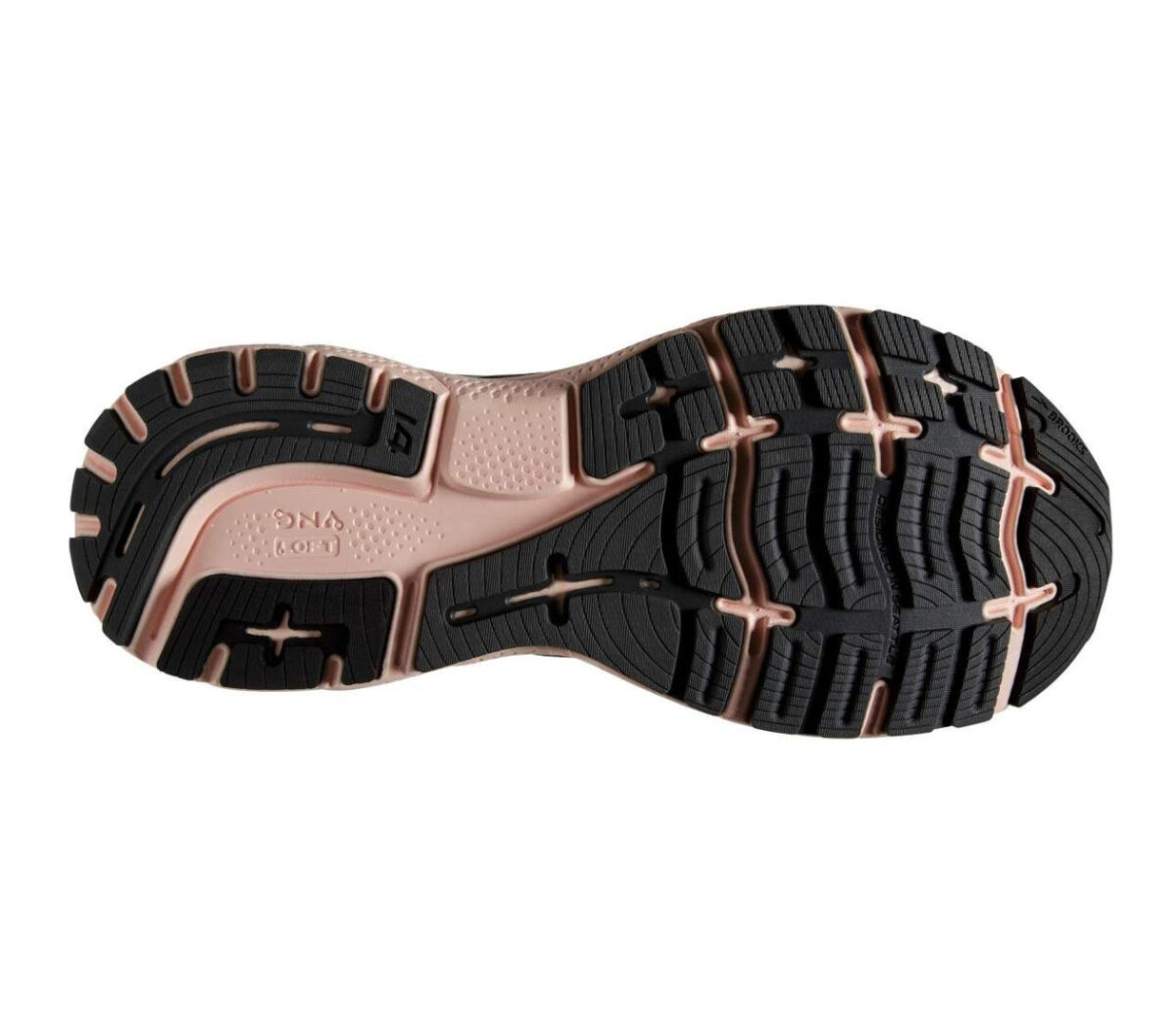 Suola Scarpa Brooks Ghost 14 donna nero e rosa