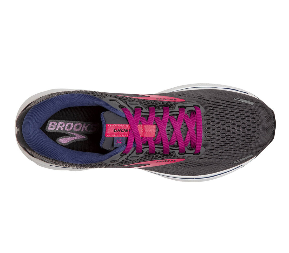 tomaia scarpa neutra da running brooks ghost 14 donna